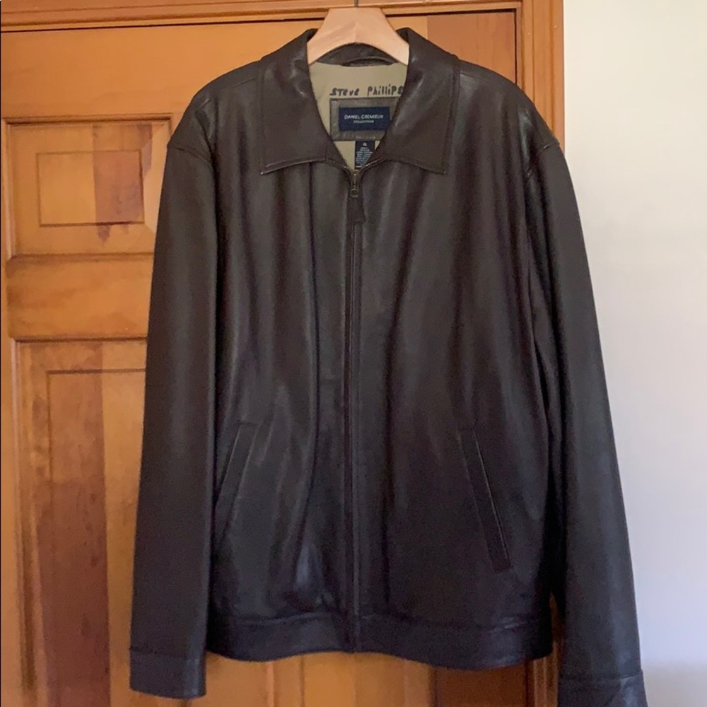 Men’s lamb leather jacket
